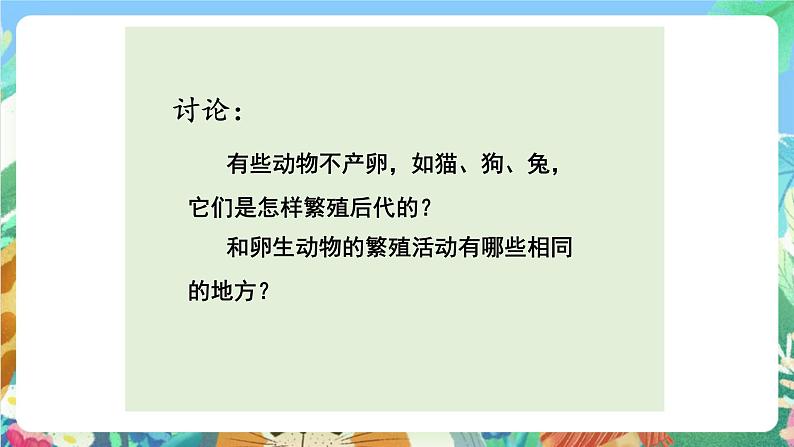 科教版科学四年级下册 2.7  《动物的繁殖活动》 课件第3页