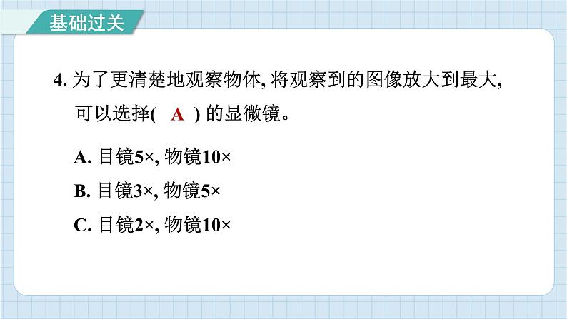 1.2 怎样放得更大（习题课件）-2024-2025学年六年级上册科学教科版05