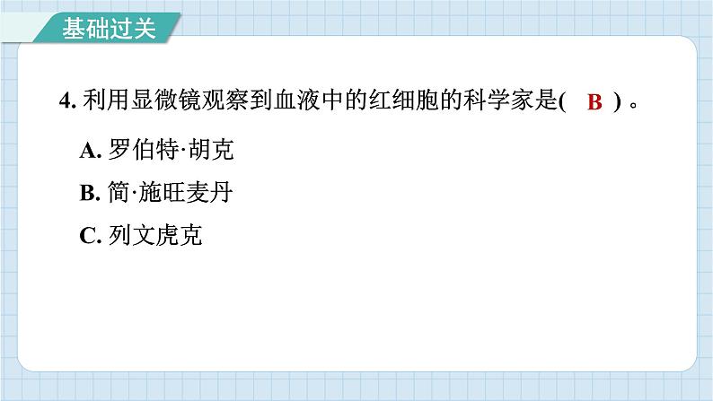 1.5 观察更多的生物细胞（习题课件）-2024-2025学年六年级上册科学教科版05