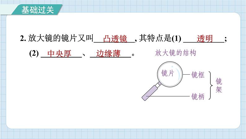 第一单元 微小世界 知识梳理（习题课件）-2024-2025学年六年级上册科学教科版03