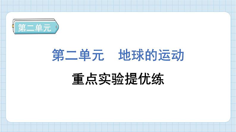 第二单元 地球的运动 知识梳理（习题课件）-2024-2025学年六年级上册科学教科版01