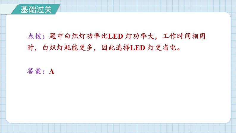 4.2 调查家中使用的能量（习题课件）-2024-2025学年六年级上册科学教科版06