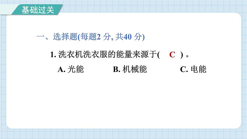 第四单元 综合测试卷（习题课件）-2024-2025学年六年级上册科学教科版02