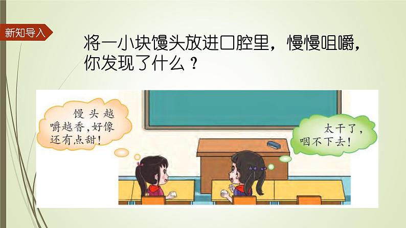 大象版小学科学四上第五单元 人体的消化器官2.口腔“历险记” 课件03