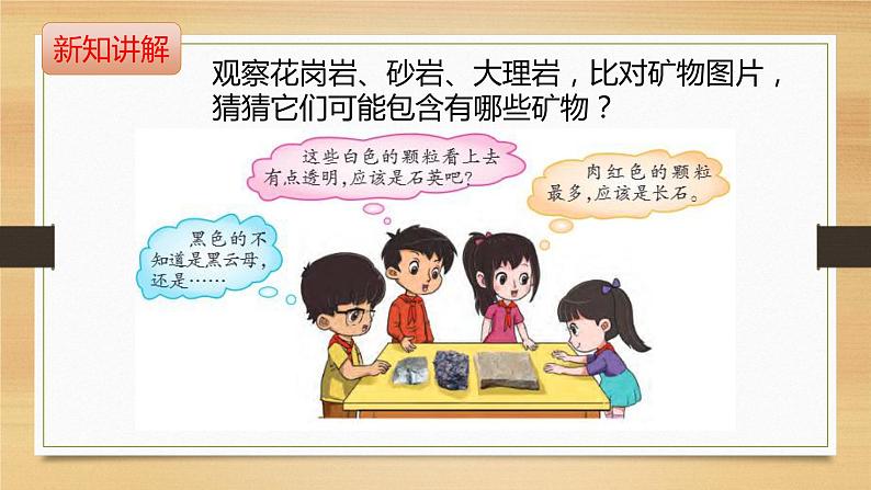 大象版小学科学四上第二单元 岩石和矿产3.岩石的组成 课件05