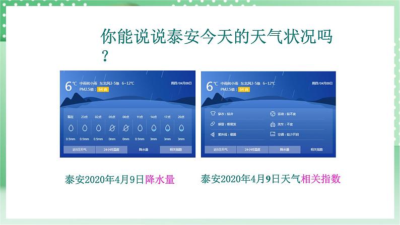 青岛版科学三年级下册 6.20一天的天气 课件第6页