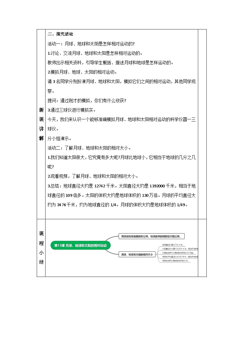 青岛版科学六年级上册 第13课月球、地球和太阳的相对运动（教学课件+同步教案）02