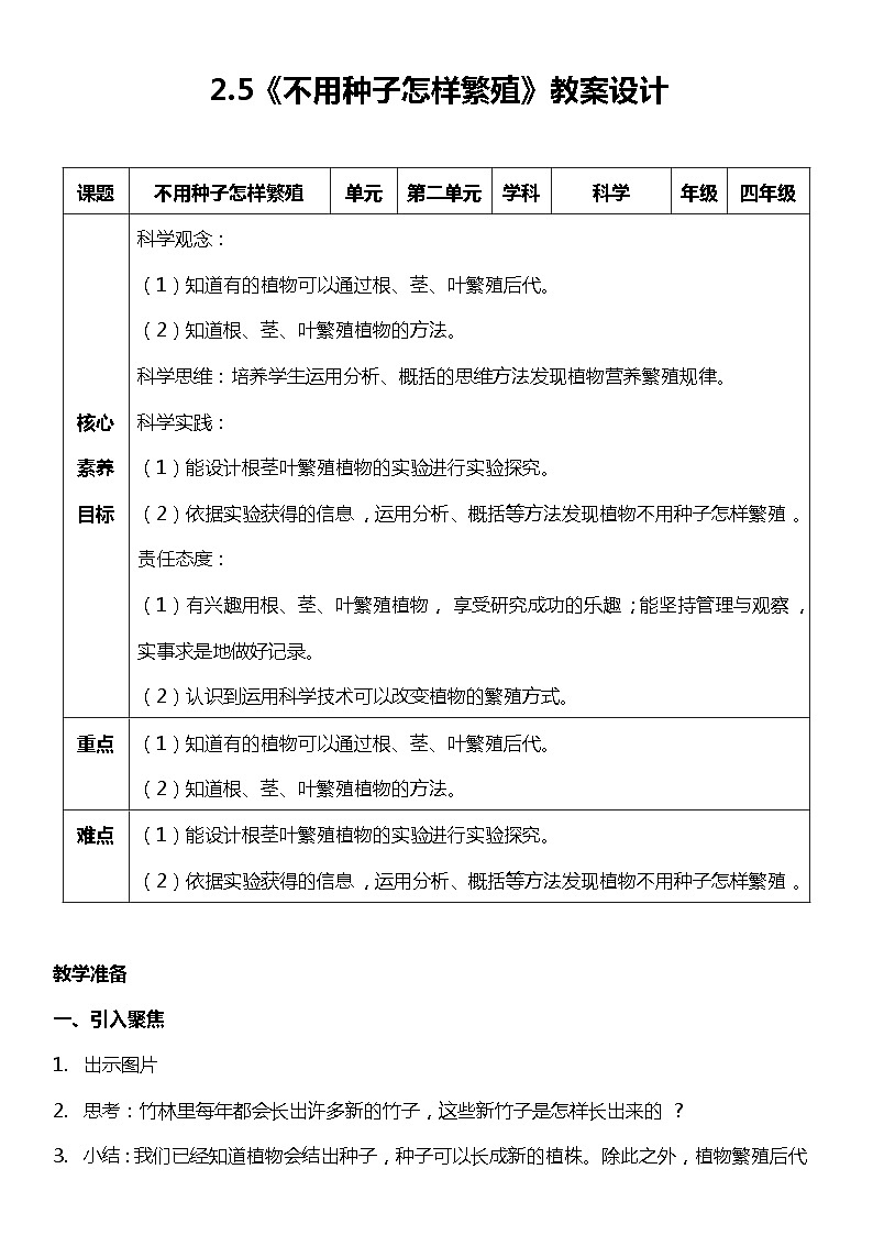 【核心素养新课标】2.5《不用种子怎样繁殖》课件+教案+素材01