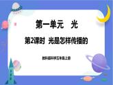 【核心素养】教科版科学五上1.2《光是怎样传播的》课件+教案（含反思）