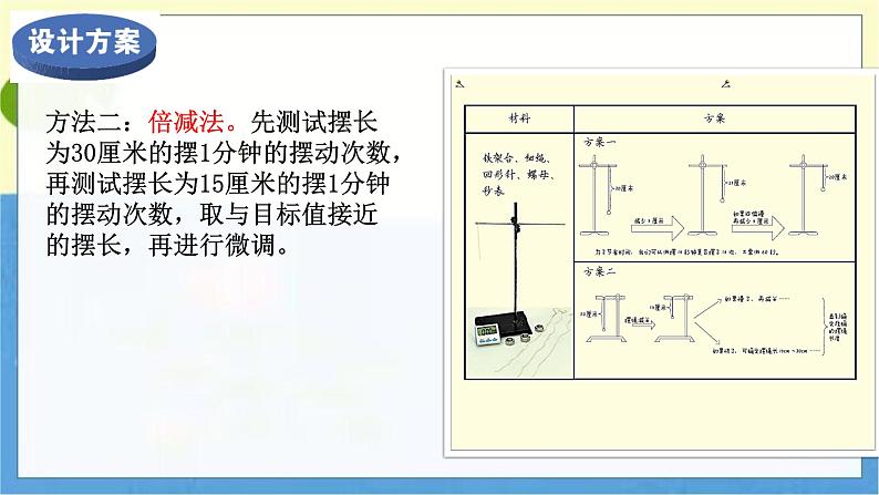 教科版科学5年级上册 第3单元6 制作钟摆 PPT课件07