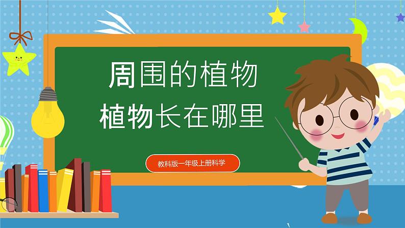 【核心素养】教科版小学科学一年级上册     3.植物长在哪里    课件ppt+ 教案01