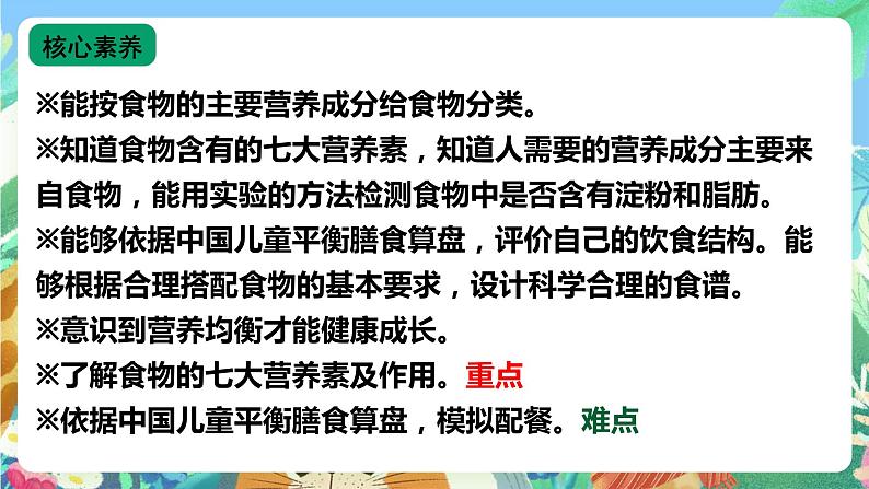 【新课标】苏教版（2017）科学三年级上册 5.19食物与营养（苏教版）课件+教案+素材02