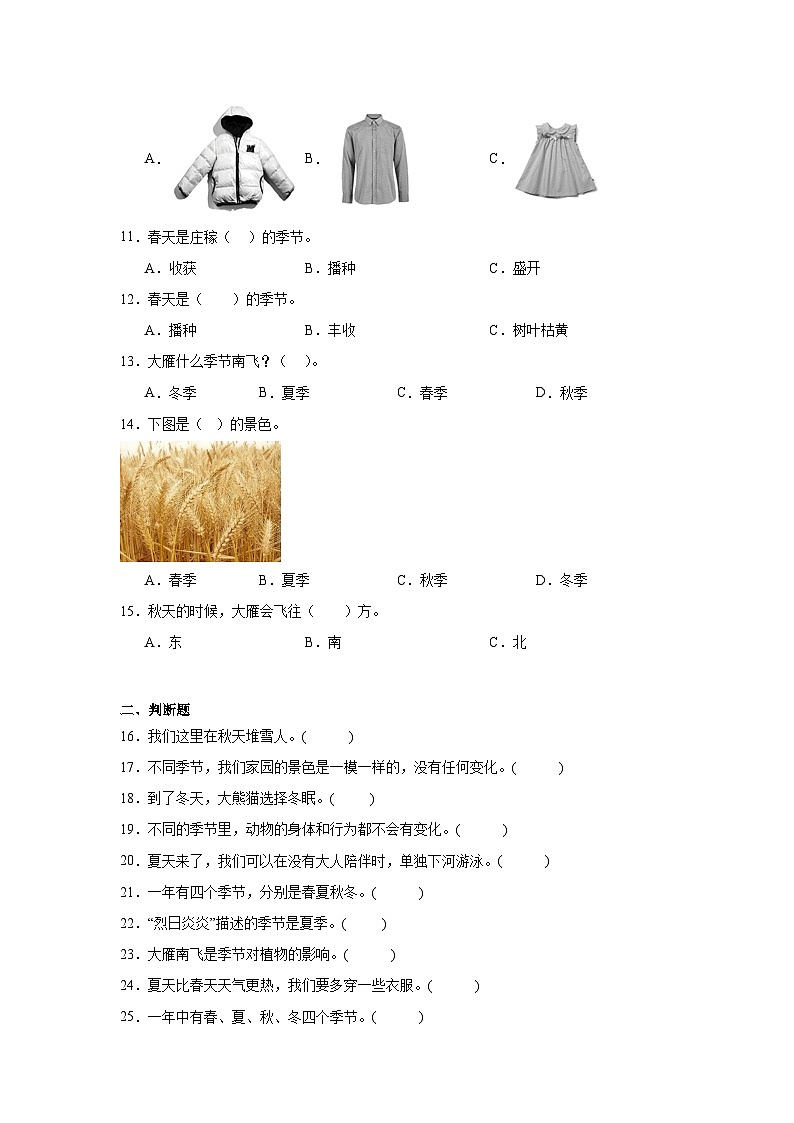 6.《不同的季节》作业02