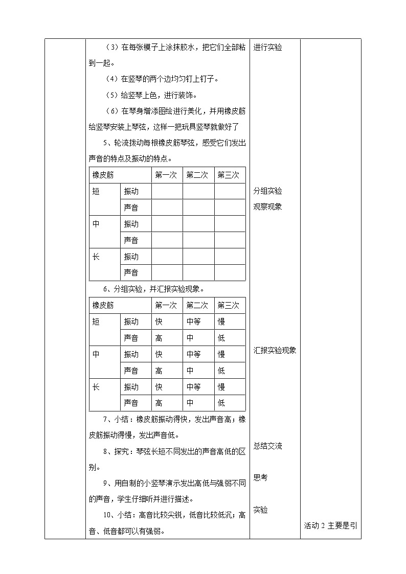 粤教粤科版（2017）科学四年级上册3.15《声音的高低》课件+教案+练习+素材02