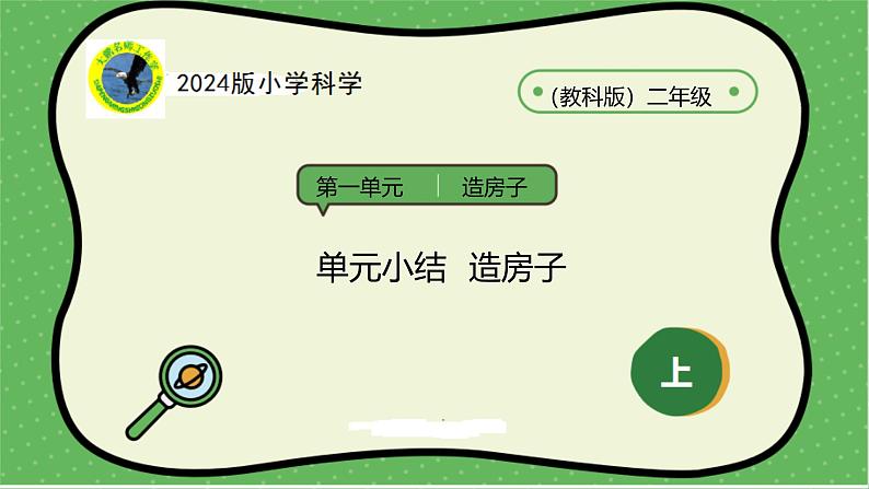 8【2024新教材】教科版科学二年级上册第1单元造房子单元小结造房子课件01