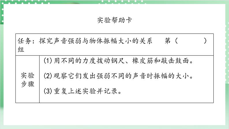 教科版科学四年级上册1.5 《声音的强与弱 》 课件+教案+素材08