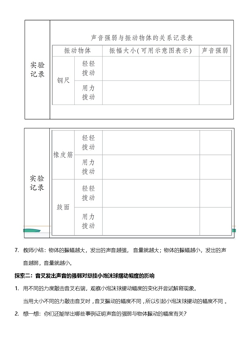 教科版科学四年级上册1.5 《声音的强与弱 》 课件+教案+素材03