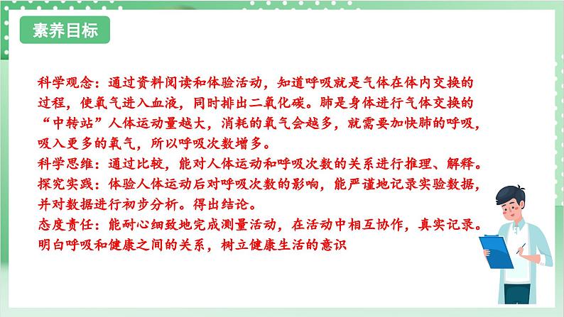 教科版科学四年级上册2.2 《呼吸与健康生活》课件+教案+素材02