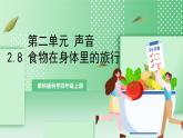 教科版科学四年级上册2.8 《食物在身体里的旅行》  课件+教案+素材