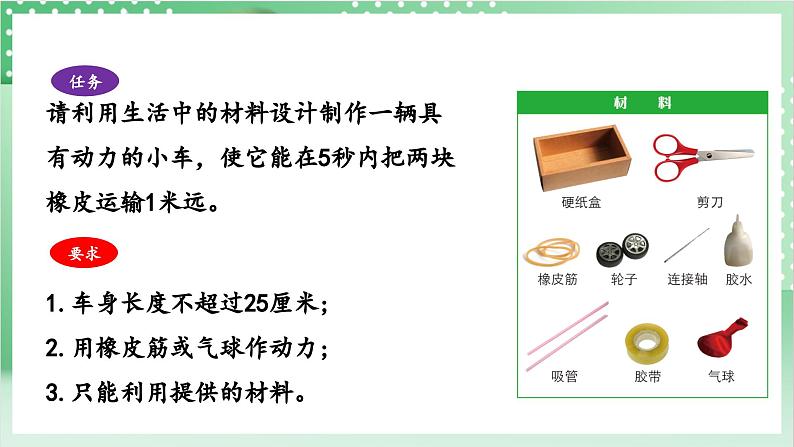 教科版科学四年级上册3.7《 设计制作小车（一）》 课件+教案+素材06