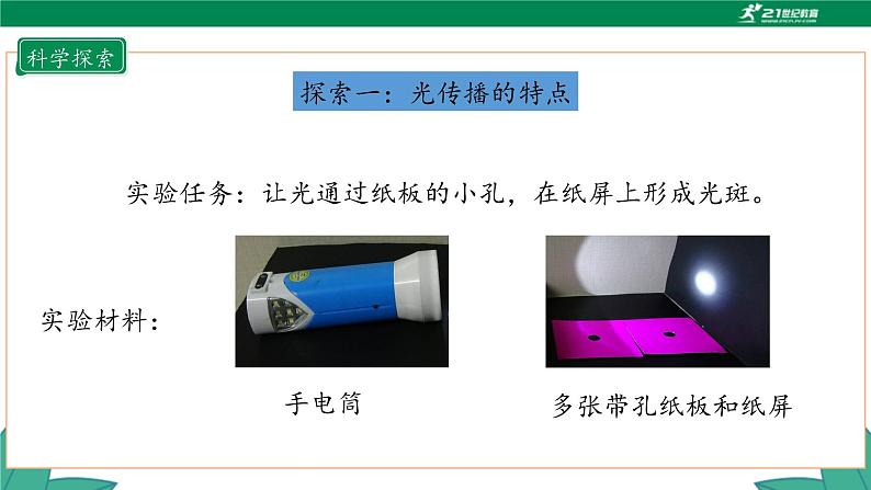 教科版科学五年级上册1.2《 光是怎样传播的》  课件+教案+素材06