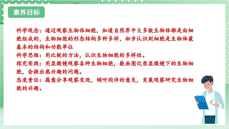 教科版科学六年级上册1.5 《观察更多的生物细胞》  教学课件第2页