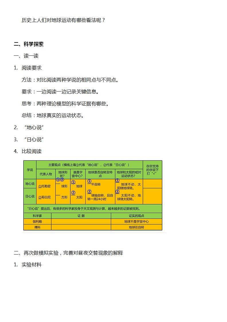 【新课标】教科版科学六年级上册2.3 《人类认识地球运动的历史》教学课件+教案+素材02