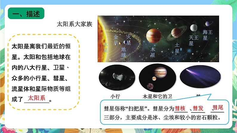 苏教版六上科学4.11《太阳系大家族》PPT课件02