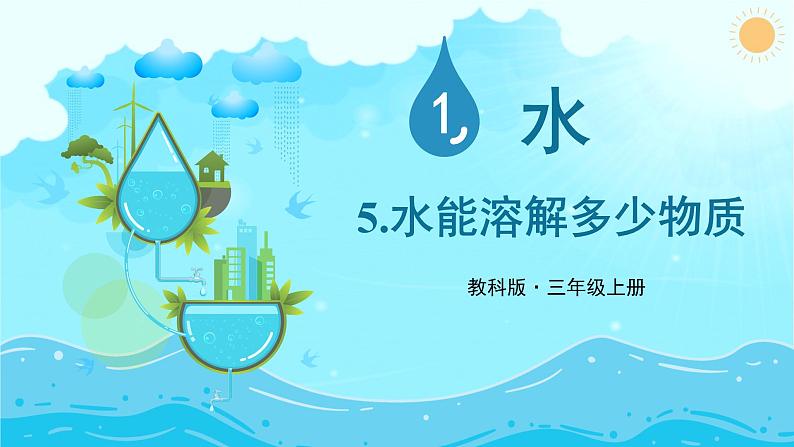 第5课 水能溶解多少物质第1页