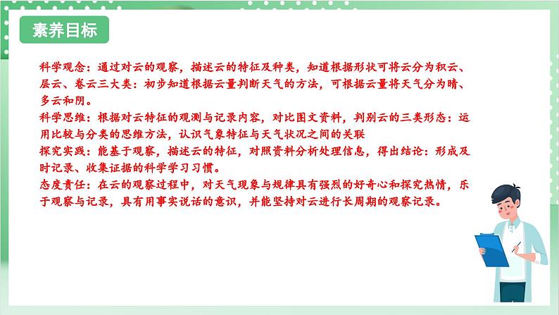 教科版科学三年级上册3.6 《观察云 》教学课件+素材02