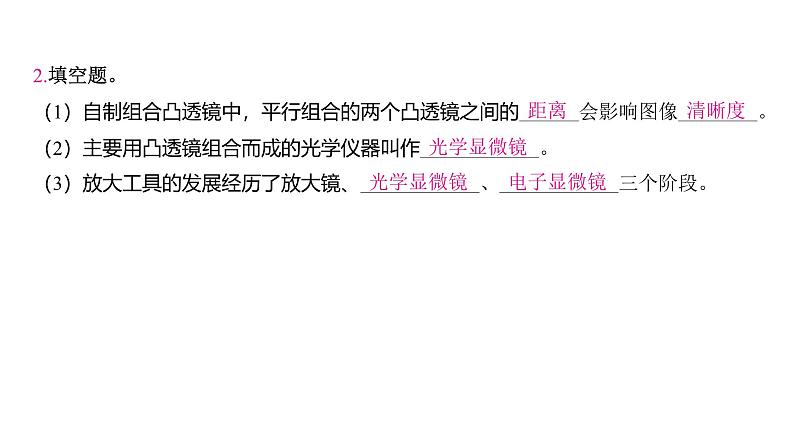 1.2 怎样放得更大（习题课件)-2024-2025学年科学六年级上册教科版第5页