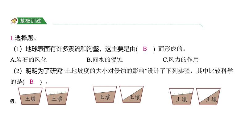 2.7 总结我们的认识（习题课件)-2024-2025学年科学五年级上册教科版02