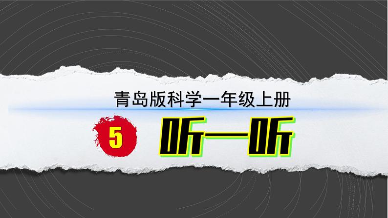 （2024）青岛版科学一年级上册（2.4）听一听PPT课件02