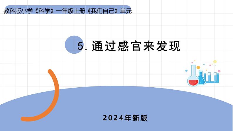 2024新教科版一年级科学上册第二单元2.5《通过感官来发现》课件01