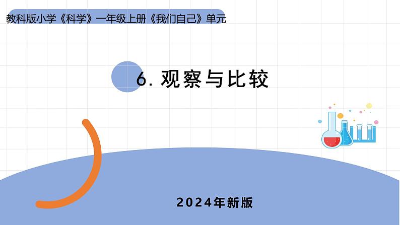 2024新教科版一年级科学上册第二单元2.6《观察与比较》课件01