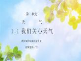 教科版四年级科学上册第一单元《天气-我们关心天气》PPT课件