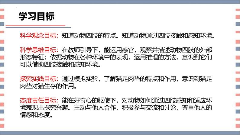 【核心素养】青岛版科学三年级上册 1.1 动物的四肢（教学课件+同步教案）04