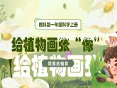 【核心素养】教科版科学一年级上册 1.4 给植物画张“像”（教学课件+同步教案）