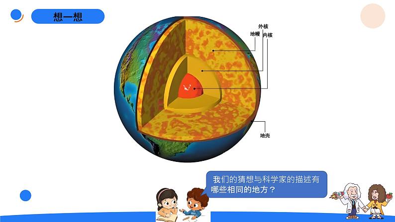 湘科版科学（2017）五年级上册--3.4地球的内部（课件+教案）04