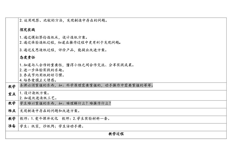 湘科版科学（2017）三年级上册--6.2我们来造纸（课件+教案）02
