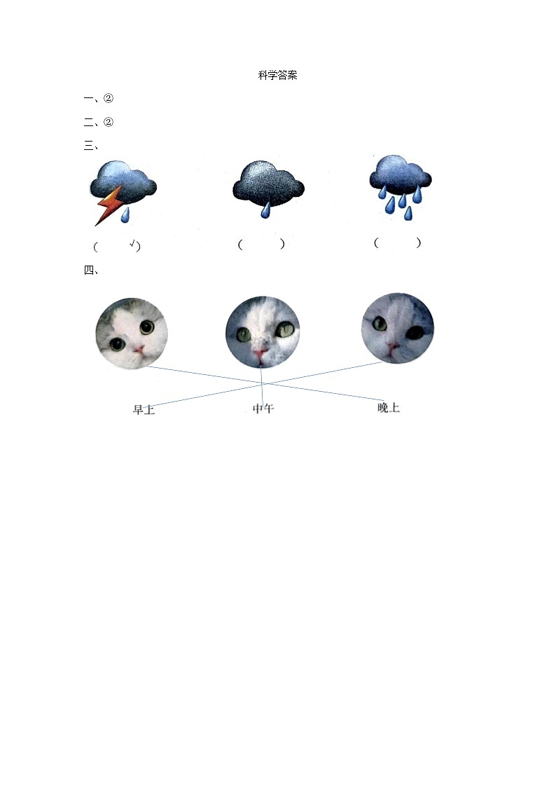 山东省聊城市冠县2023-2024学年二年级下学期期末考试科学试题01
