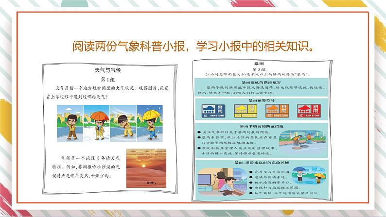 【大单元整体教学】1.5制作《气象科普小报》  课时课件 第7页