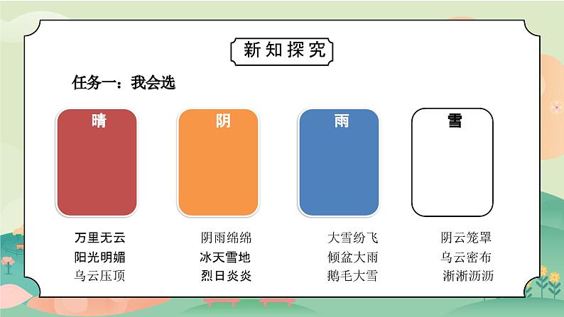 教科版科学二年级上册《我们的地球家园-各种各样的天气》教学课件07