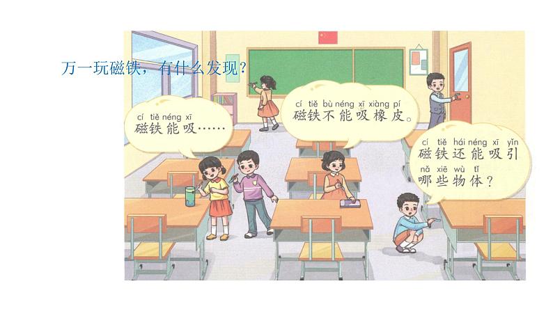 小学科学新青岛版六三制一年级上册第三单元第11课《玩磁铁》教学课件（2024秋）05