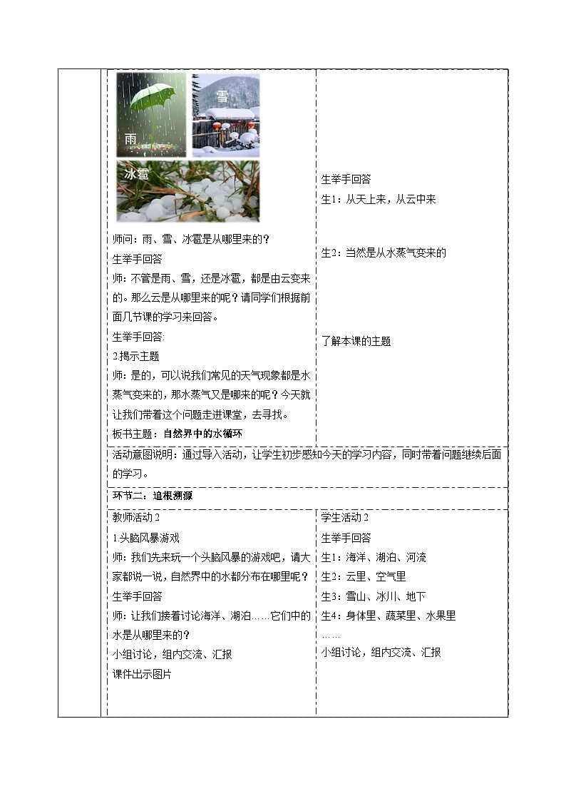【大单元整体教学】2.4自然界中的水循环 课时教案第2页