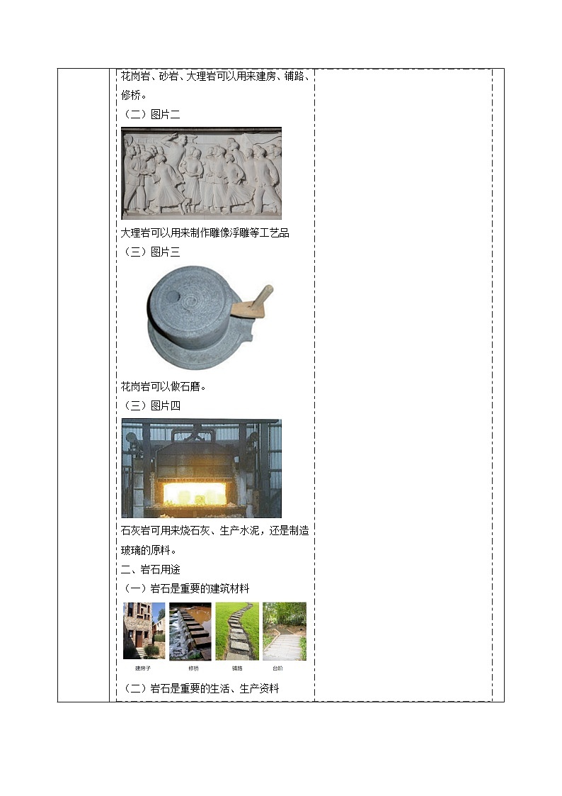 【大单元整体教学】大象版科学四年级上册2.4岩石与生活 单元整体设计+课件+教案03