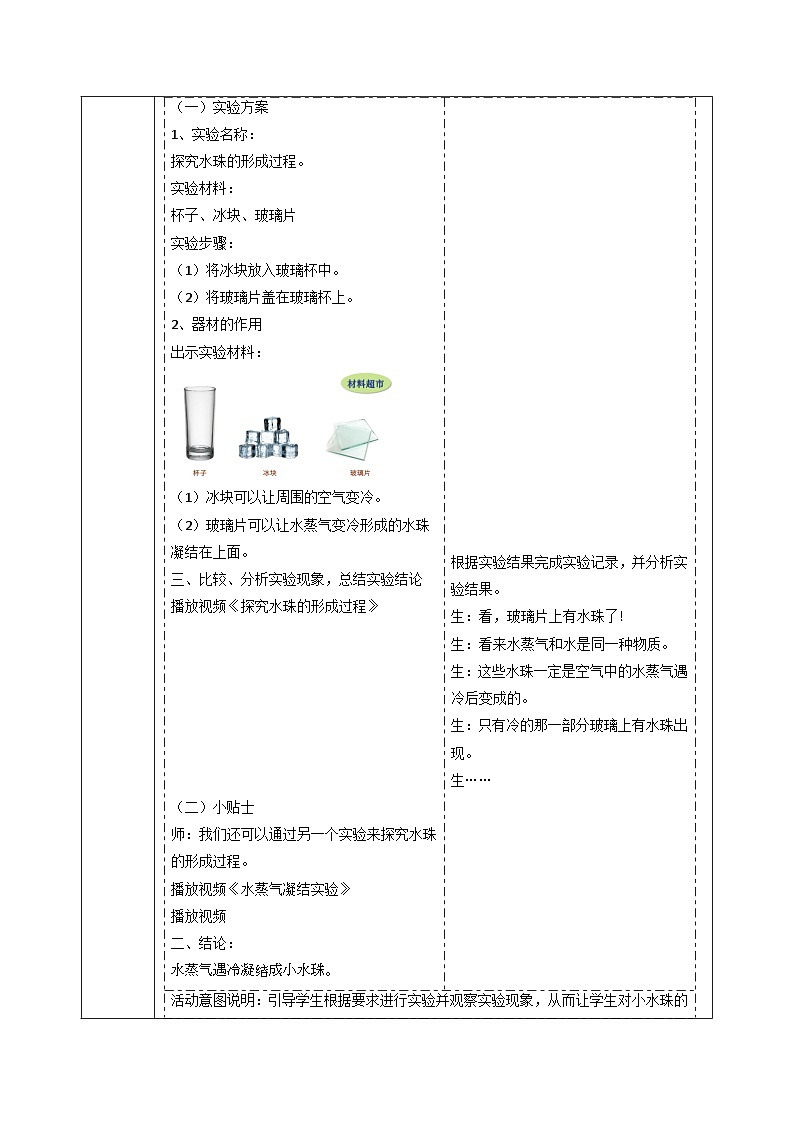 【大单元整体教学】大象版科学四年级上册3.5小水珠从哪儿来 单元整体设计+课件+教案+素材03