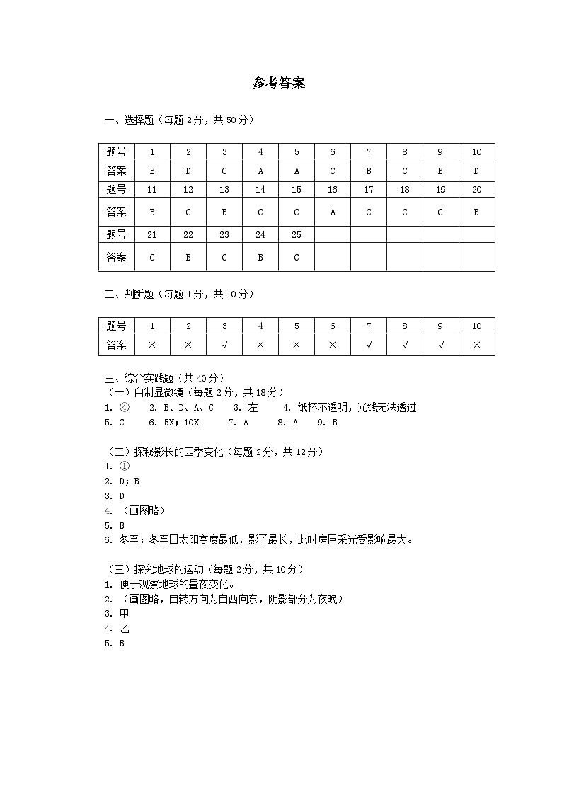 参考答案第1页