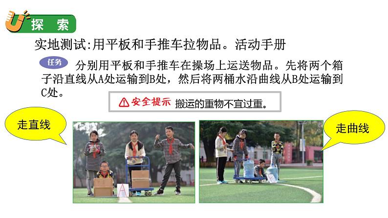 2024教科版科学六年级上册第三单元工具与技术4改变运输的车轮教学课件第8页