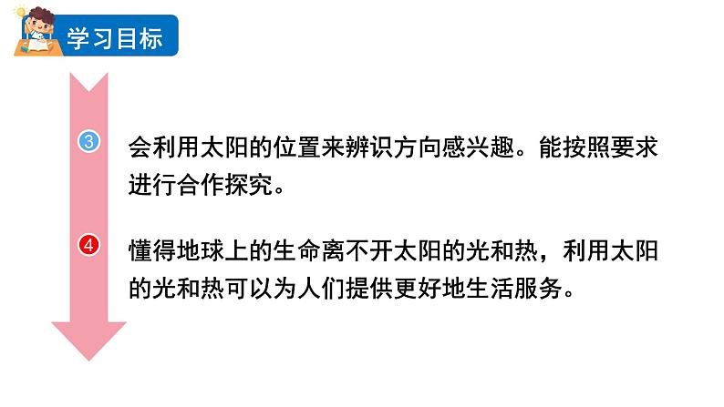 2024教科版科学二年级上册第一单元我们的地球家园3太阳的位置和方向教学课件第3页